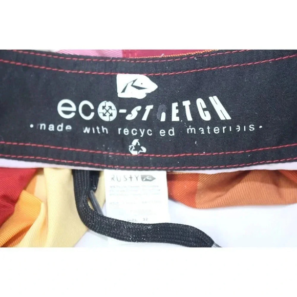 Mens RUSTY eco-stretch shorts size 32 - Picture 5 of 5